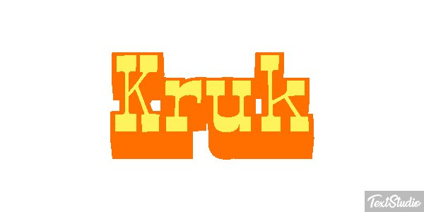 Kruk Текстовый эффект