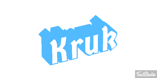 Kruk Текстовый эффект