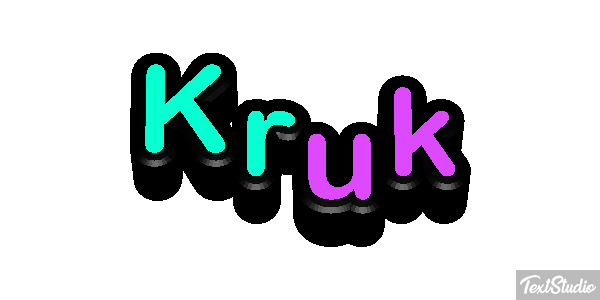 Kruk Текстовый эффект