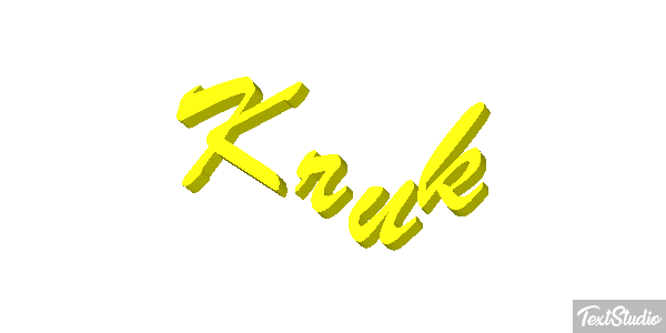 Kruk Текстовый эффект