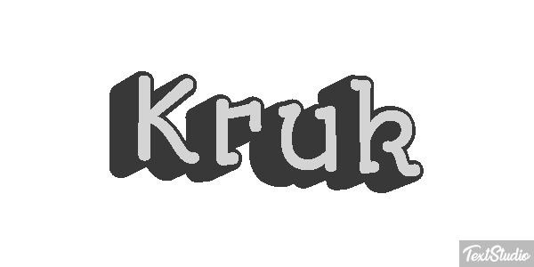 Kruk Текстовый эффект