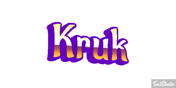 Kruk Текстовый эффект