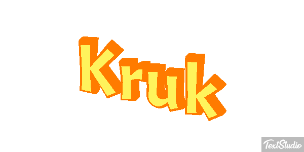 Kruk Текстовый эффект