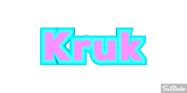 Kruk Текстовый эффект