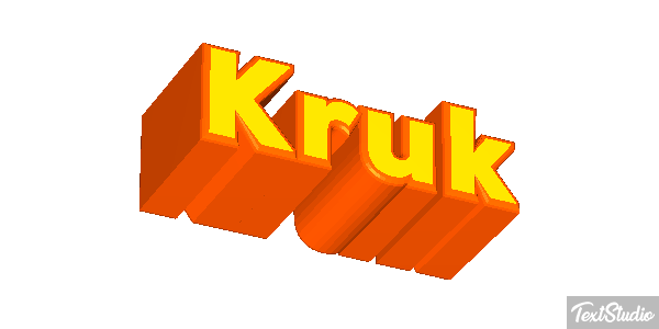 Kruk Текстовый эффект