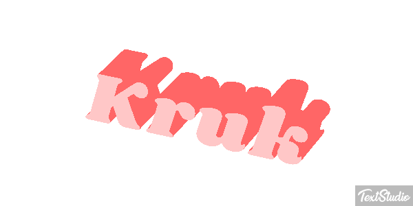 Kruk Текстовый эффект
