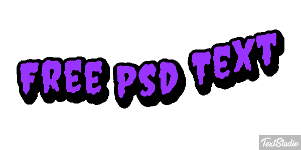 Free Psd Text Text effect