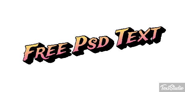 Free Psd Text Text effect