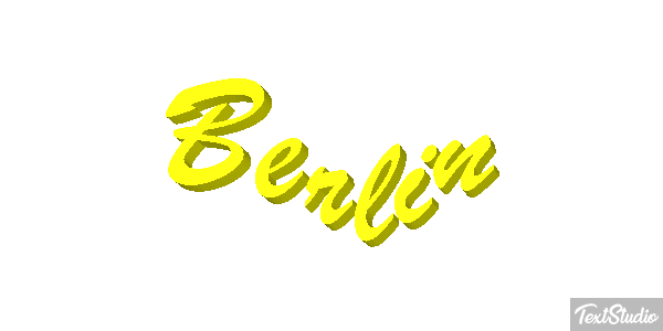 Berlin Effetto testo