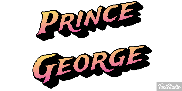 Prince George Efekt tekstowy