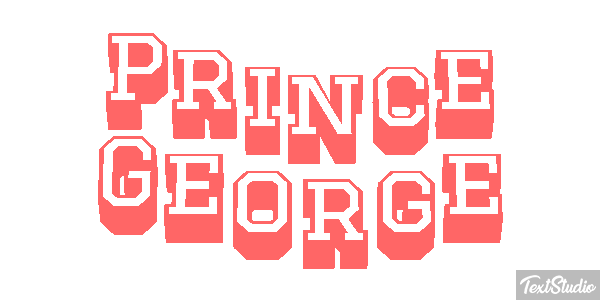Prince George Efekt tekstowy