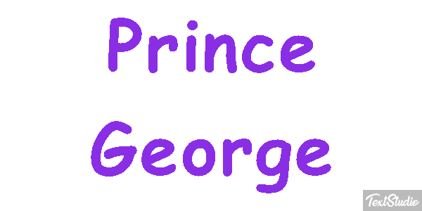 Prince George Efekt tekstowy