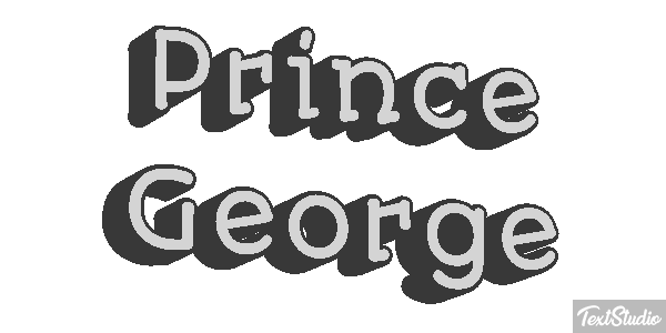 Prince George Efekt tekstowy