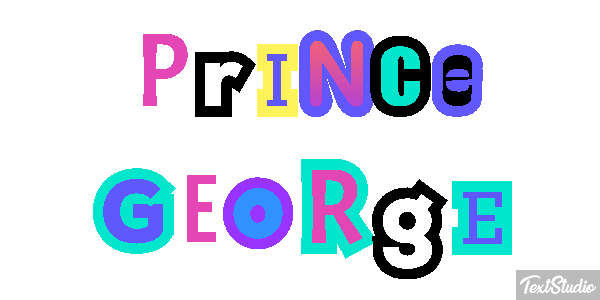 Prince George Efekt tekstowy