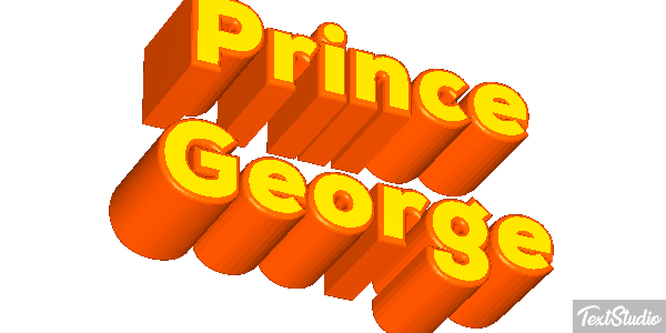 Prince George Efekt tekstowy