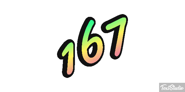 167 Text effect