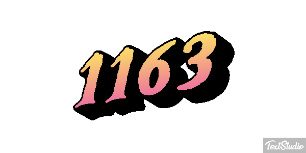 1163 Текстовый эффект