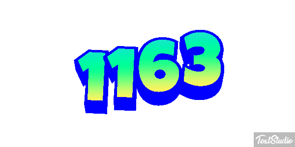 1163 Текстовый эффект
