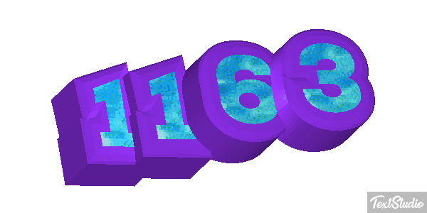 1163 Текстовый эффект