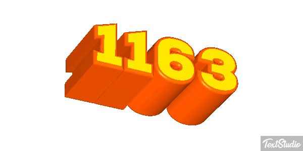 1163 Текстовый эффект