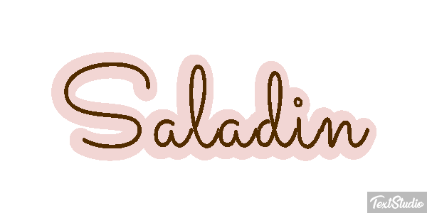 Saladin Effetto testo