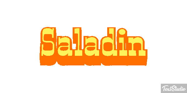 Saladin Effetto testo