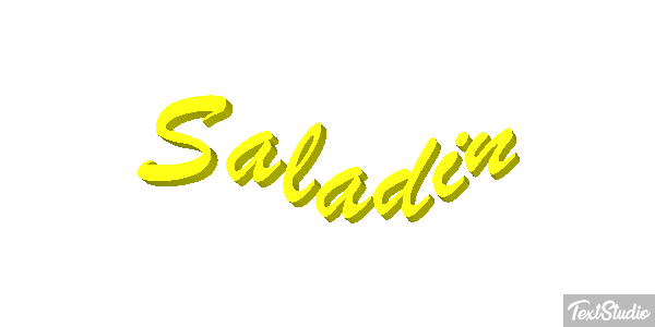 Saladin Effetto testo