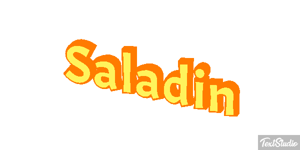 Saladin Effetto testo