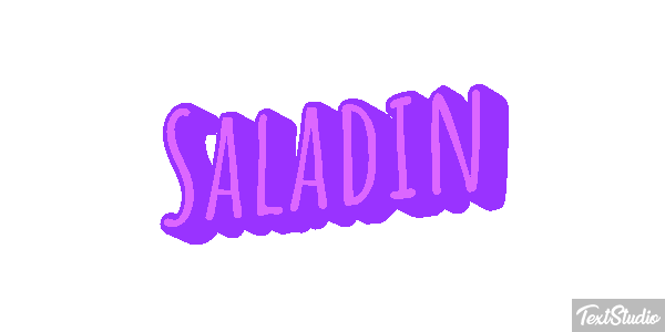 Saladin Effetto testo