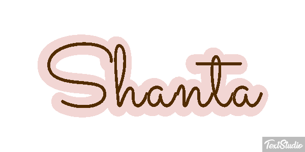 Shanta Text effect