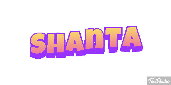 Shanta Text effect