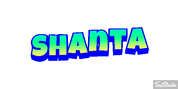 Shanta Text effect