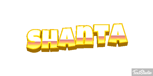 Shanta Text effect