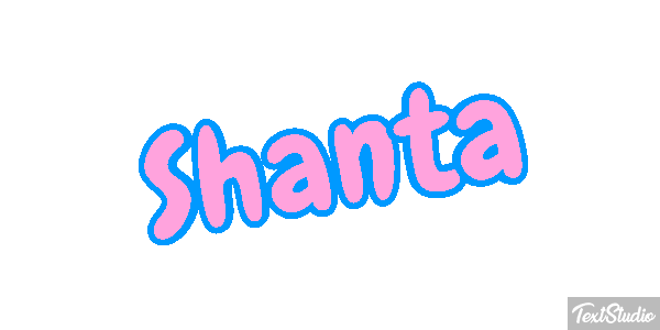 Shanta Text effect