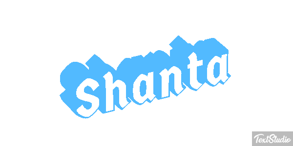 Shanta Text effect