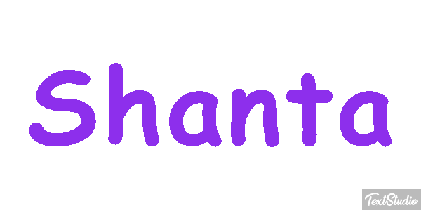 Shanta Text effect