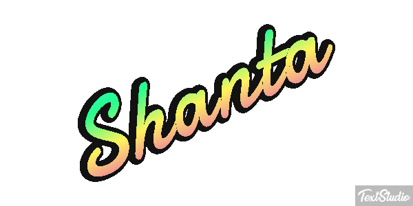 Shanta Text effect