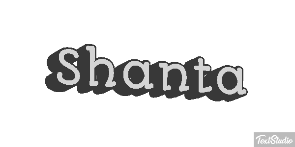 Shanta Text effect