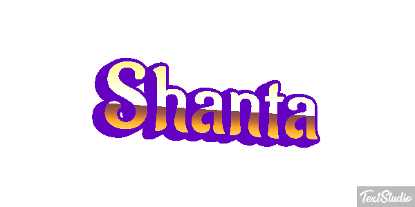 Shanta Text effect