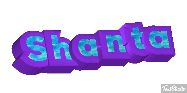 Shanta Text effect