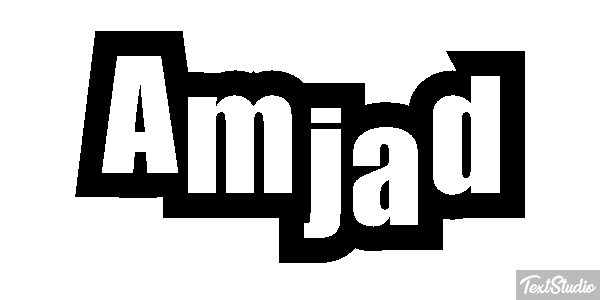 Amjad Text effect