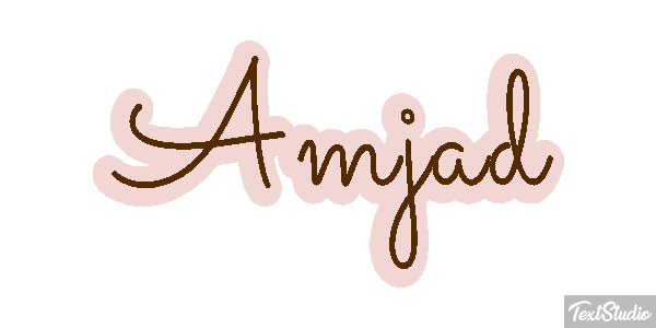Amjad Text effect