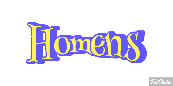 Homens Efecto de texto