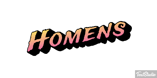 Homens Efecto de texto