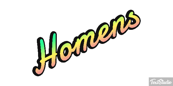 Homens Efecto de texto