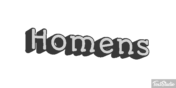 Homens Efecto de texto