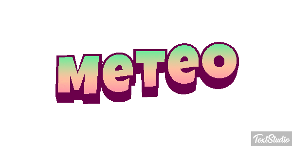 Meteo Effetto testo