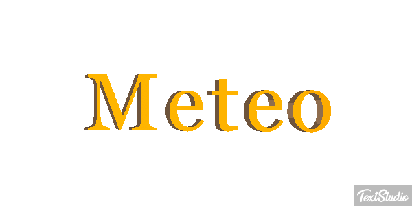 Meteo Effetto testo