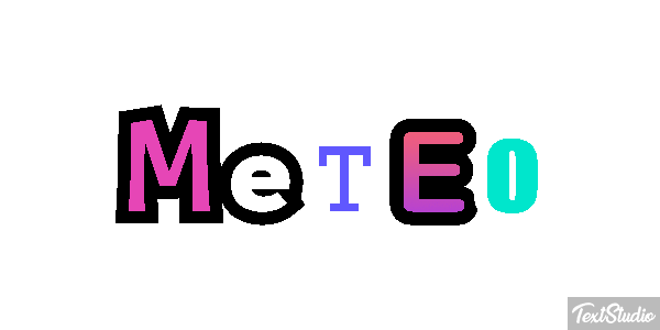 Meteo Effetto testo