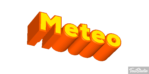 Meteo Effetto testo